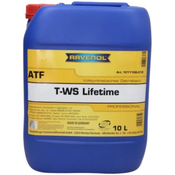 RAV ATF T-WS LIFETIME 10L RAVENOL