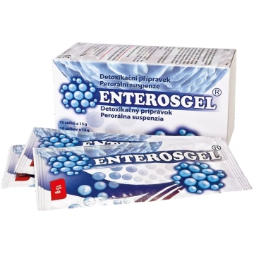 ENTEROSGEL 15 g suspensija, 10 gab