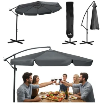 Plonos PL-881 saliekams dārza saulessargs, 8 segme