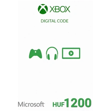 Hungary Xbox 1200 HUF Gift Card Microsoft