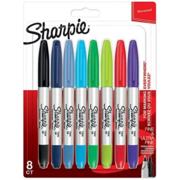 Sharpie Permanent marker Twin Tip assorted colors 