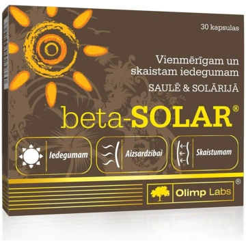 OLIMPLABS Beta-Solar kapsulas N30