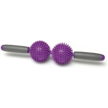 SISSEL® Spiky Twin Roller masāžas rullis, violeta 