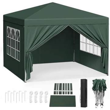 WOLTU Gazebo Pop-Up ūdensnecaurlaidīga saliekamā l