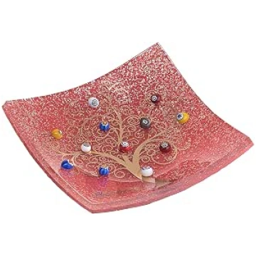 Sospiri Venezia Murano Glass Decorative Plate with