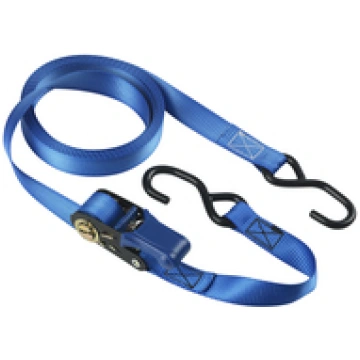 Master Lock 4 Ratchet tie-down with S-Hooks 5m blu