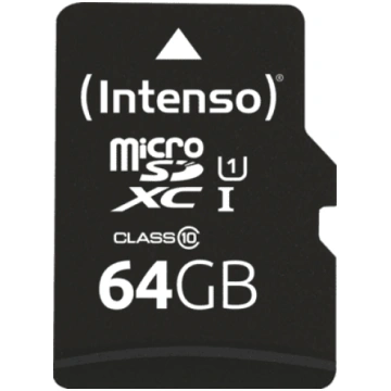 Intenso UHS-I Performance 64 GB microSDXC (black, 