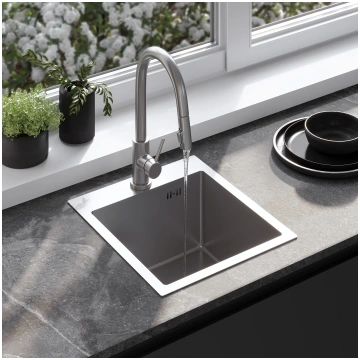 without kitchen faucet Rea