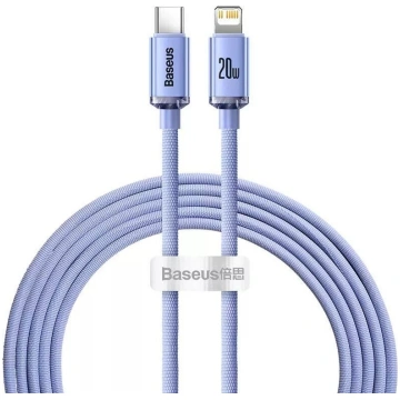USB-C uz Lightning kabelis Baseus Crystal 20W PD 2