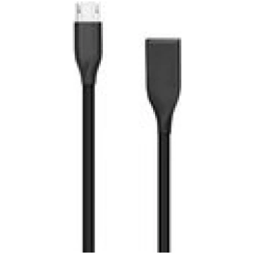 Extra digital Silicone cable USB - Micro USB (blac
