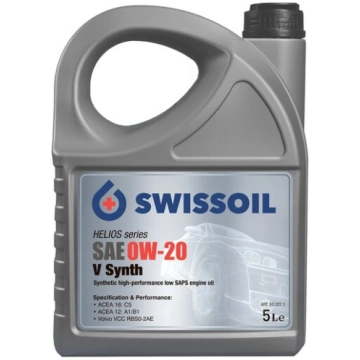 SAE 0W-20 V Synth, 5L Swissoil