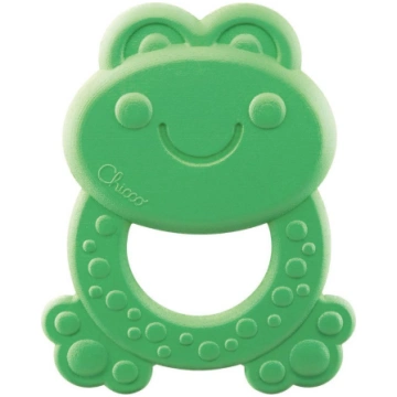 Zobu riņķis Chicco Frog, zaļa krās