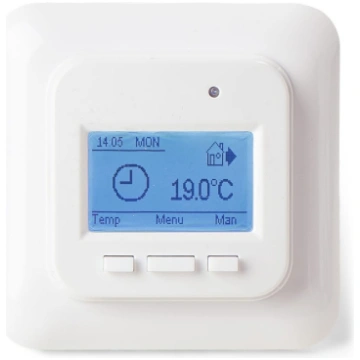Termostats Heatcom, padziļinājumā, balta krās., 5 
