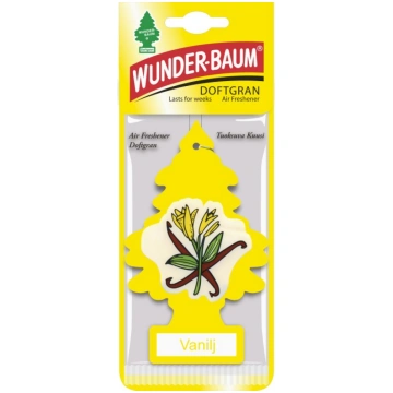 WUNDER-BAUM AIR FRESHENER WUNDERBAUM VANILLA 15090