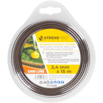 SawLine aukla trimmerim 2,4 mm, L-15 m