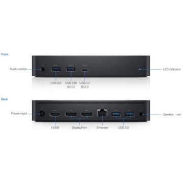 Lietots - Dell USB-C Universal Dock D6000 232-020