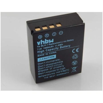Akumulators, VHBW, VHBW BLH-1 1600 mA/h for OM-D E