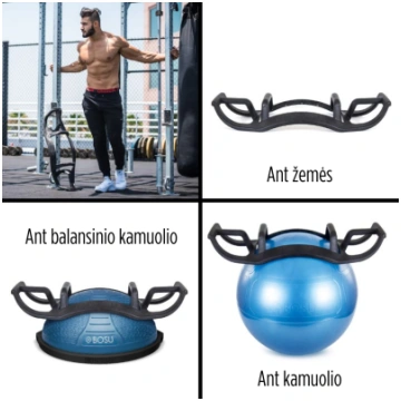 BOSU® līdzsvara bumba/atspiešanās platforma