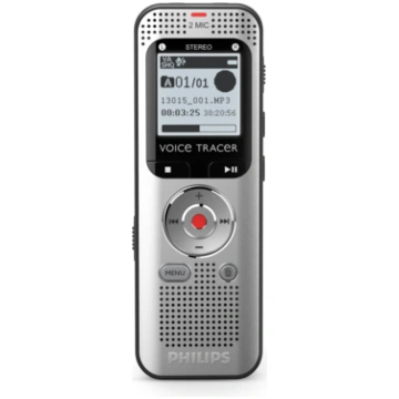 PHILIPS diktafons, 8GB, sudraba (DVT2010)