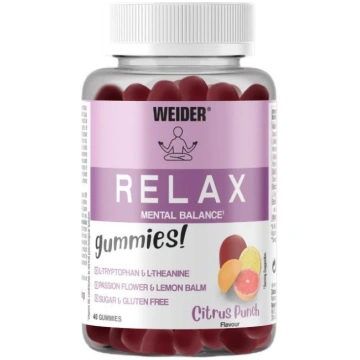 Weider Relax, Citruspunš - 40 gumijas