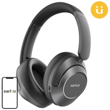 Bezvadu austiņas EarFun WavePro (HP200B), melnas -
