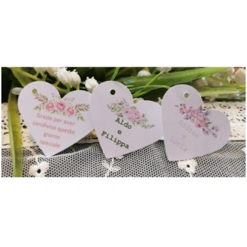 BIGLIETTINO CUORE MATRIMONIO