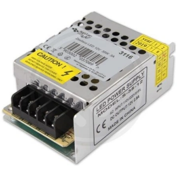 LED barošanas avots 12V 35W 3A