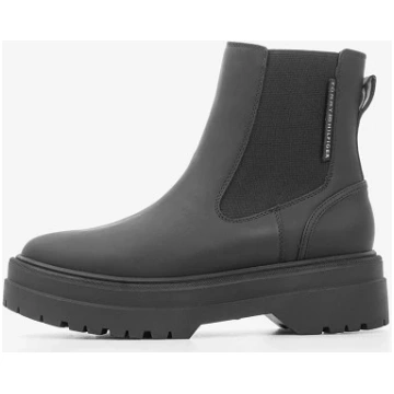 Tommy Hilfiger Sieviešu zābaki, RUBBERISED SHELSEA