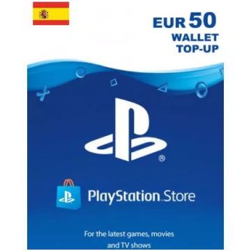 Spānijas PSN 50 EUR Dāvanu Karte Sony