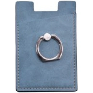 Universal Adhesive PU Leather Credit Card Pocket w