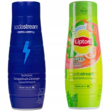 SodaStream izotoniskais sīrups 440ml+Lipton Ice Te