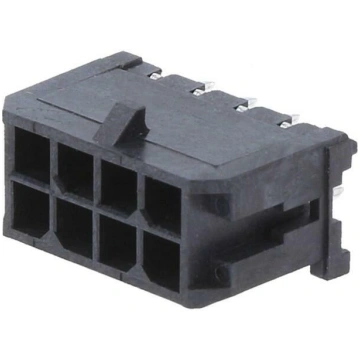 Connector: wire-board; socket; male; PIN: 8; Micro