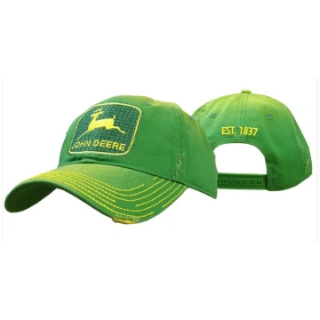 John Deere vintage stila zaļa cepure