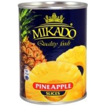 Ananāsu riņķīši MIKADO, 580ml/340g (450-08005)