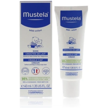 Mustela Baby Cradle Cap Cream krēms mazuļu blaugzn