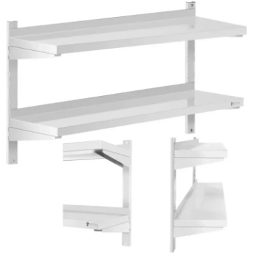 Royal Catering divlīmeņu sienas plaukts 100 x 30 c