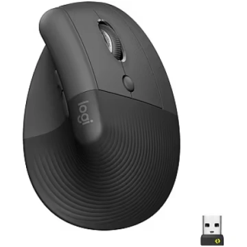Logitech Lift Vertical Mouse, Wireless, Right Hand