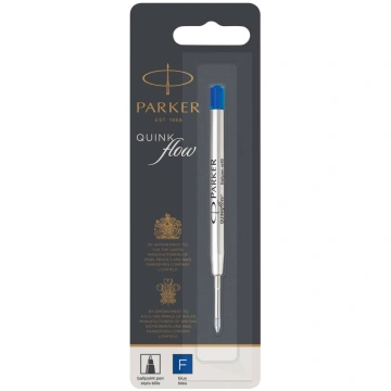 Pildspalvas rezerve Parker Quinkflow Zilais (F) - 