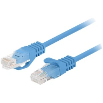 Lanberg patch cable - 50 cm - blue, RAL 5012 PCU6-