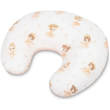 Sensillo MUSLIN FEEDING PILLOW BALLERINAS PINK ART