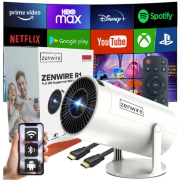 Projektors Mini projektors Android 12 WiFi Full HD