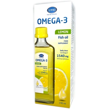 LYSI OMEGA-3 ar citronu garšu 240ml