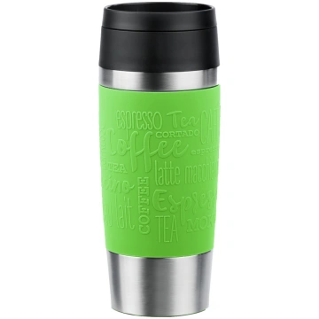 Emsa TRAVEL MUG Classic thermal mug (lime/stainles