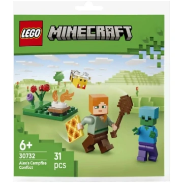 LEGO Minecraft Potyczka Alex przy ognisku (30732)
