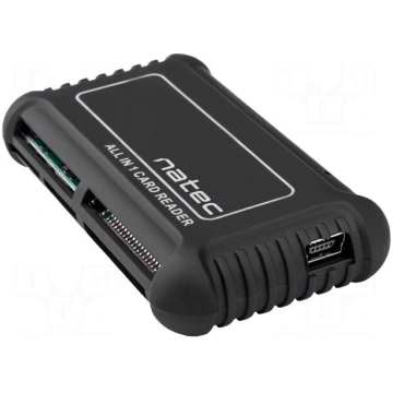 Card reader: memory | USB B mini socket | USB 2.0 