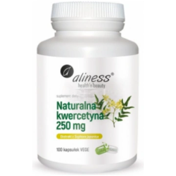 Natural Quercetin 250 mg Aliness 100 caps