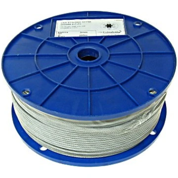 Virve Tērauda Cinkota W Pcv 4.0mm Zaļš 200mb