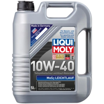 Motoreļļa LIQUI MOLY MoS2 Leichtlauf 10W-40 5L LM-