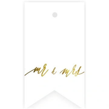 Etiķete Mr & Mrs, Snow White