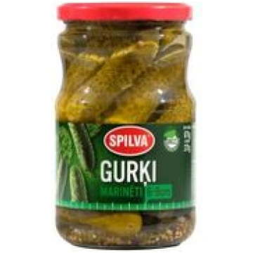 Gurķi, 6-9 cm, marinēti, Spilva, 670g